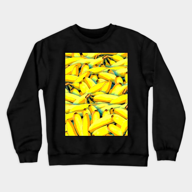 Bananas Crewneck Sweatshirt by Sandra Keller